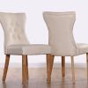 Cream Leather Dining Chairs (Photo 3 of 25)