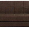 Hugo Chenille Upholstered Storage Sectional Futon Sofas (Photo 13 of 15)