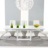 Oval White High Gloss Dining Tables (Photo 20 of 25)