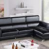 2Pc Connel Modern Chaise Sectional Sofas Black (Photo 3 of 15)
