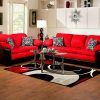 Black and Red Sofa Sets (Photo 2 of 20)