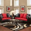 Black and Red Sofa Sets (Photo 17 of 20)
