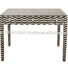 Black and White Inlay Console Tables (Photo 15 of 25)