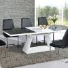 White High Gloss Dining Tables and Chairs (Photo 16 of 25)