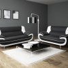 Black and White Leather Sofas (Photo 3 of 20)
