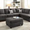 Black Fabric Sectional (Photo 2 of 15)