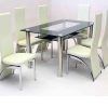 Black Glass Dining Tables With 6 Chairs (Photo 20 of 25)