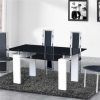 Black Gloss Dining Tables and 6 Chairs (Photo 22 of 25)
