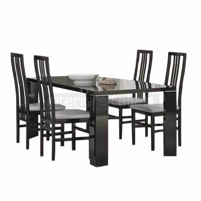  Best 25+ of Black Gloss Dining Sets