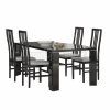 Black Gloss Dining Tables and Chairs (Photo 8 of 25)
