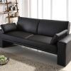 Black Leather Convertible Sofas (Photo 12 of 20)
