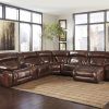 Ashley Faux Leather Sectional Sofas (Photo 9 of 20)