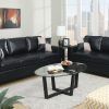 Black Leather Sofas and Loveseat Sets (Photo 1 of 20)