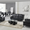 Black Leather Sofas and Loveseats (Photo 7 of 20)
