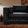 Contemporary Black Leather Sofas (Photo 16 of 20)