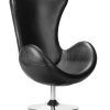 Leather Black Swivel Chairs (Photo 25 of 25)