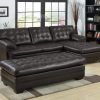Leather Sectionals With Chaise and Ottoman (Photo 3 of 10)