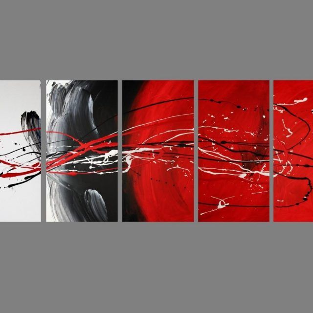 20 Ideas of Black White and Red Wall Art