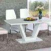 White High Gloss Dining Tables and Chairs (Photo 24 of 25)