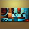 Blue and Brown Canvas Wall Art (Photo 2 of 15)