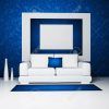Blue and White Sofas (Photo 7 of 20)