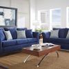 Living Room With Blue Sofas (Photo 4 of 20)