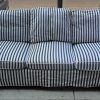 Blue and White Striped Sofas (Photo 3 of 20)