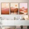 Abstract Terracotta Landscape Wall Art (Photo 15 of 15)