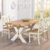 Cream and Oak Dining Tables (Photo 4 of 25)