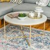 Modern Round Faux Marble Coffee Tables (Photo 8 of 15)