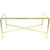 Elke Glass Console Tables With Polished Aluminum Base (Photo 22 of 25)
