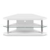 White Gloss Oval Tv Stands (Photo 5 of 20)
