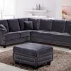 Molnar Upholstered Sectional Sofas Blue/Gray (Photo 11 of 15)
