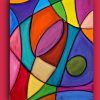 Colourful Abstract Wall Art (Photo 10 of 15)
