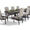 Caira Black 7 Piece Dining Sets With Arm Chairs & Diamond Back Chairs (Photo 2 of 25)