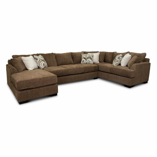 Top 15 of Norfolk Grey 3 Piece Sectionals with Laf Chaise