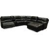 Denali Charcoal Grey 6 Piece Reclining Sectionals With 2 Power Headrests (Photo 6 of 25)