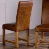 Dark Brown Leather Dining Chairs (Photo 25 of 25)