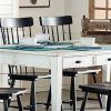 Magnolia Home Shop Floor Dining Tables With Iron Trestle (Photo 14 of 25)