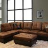 Chocolate Brown Sectional With Chaise (Photo 13 of 15)