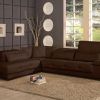 Chocolate Brown Sectional (Photo 7 of 15)