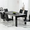 Black Gloss Dining Tables and 6 Chairs (Photo 11 of 25)