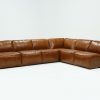 Tenny Cognac 2 Piece Right Facing Chaise Sectionals With 2 Headrest (Photo 13 of 25)
