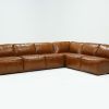 Burton Leather 3 Piece Sectionals With Ottoman (Photo 2 of 25)