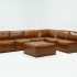 25 Photos Burton Leather 3 Piece Sectionals with Ottoman
