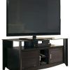 Wood Tv Stand With Glass Top (Photo 17 of 20)