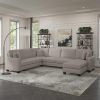 U Shaped Couches in Beige (Photo 3 of 15)