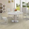 Cream Gloss Dining Tables and Chairs (Photo 10 of 25)