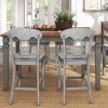 Wyatt 6 Piece Dining Sets With Celler Teal Chairs (Photo 2 of 25)