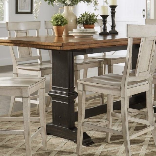 The Best Wyatt 7 Piece Dining Sets with Celler Teal Chairs